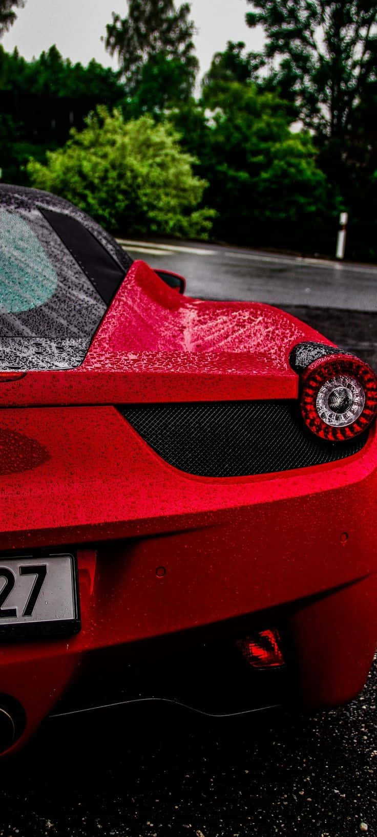 خلفية آيفون XS ماكس Project Cars 2 فيراري 458 حمراء خلفية