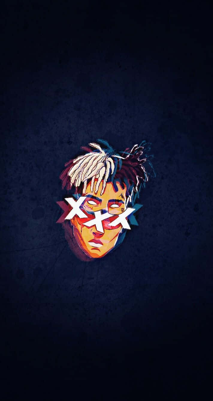 XXXTentacion Bad مع تأثير الجليتش خلفية