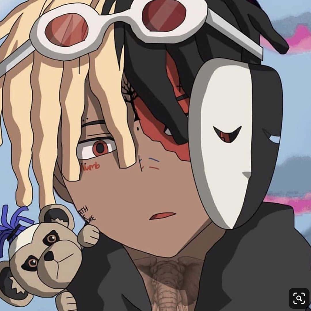 صورة شخصية متحركة لـ Xxxtentacion كطفل خلفية