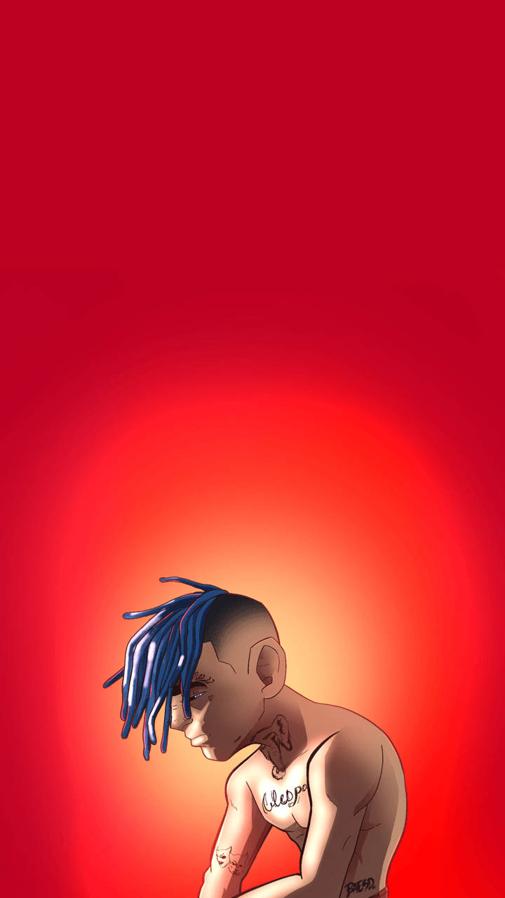 Xxxtentacion أنمي بدون قميص خلفية