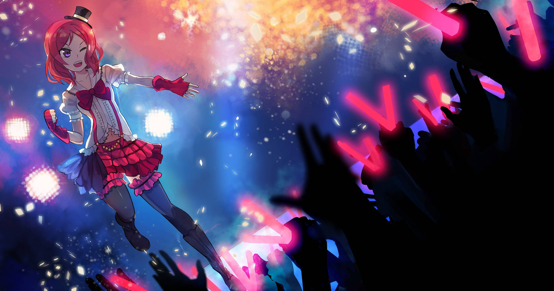 أداء أنمي Love Live خلفية