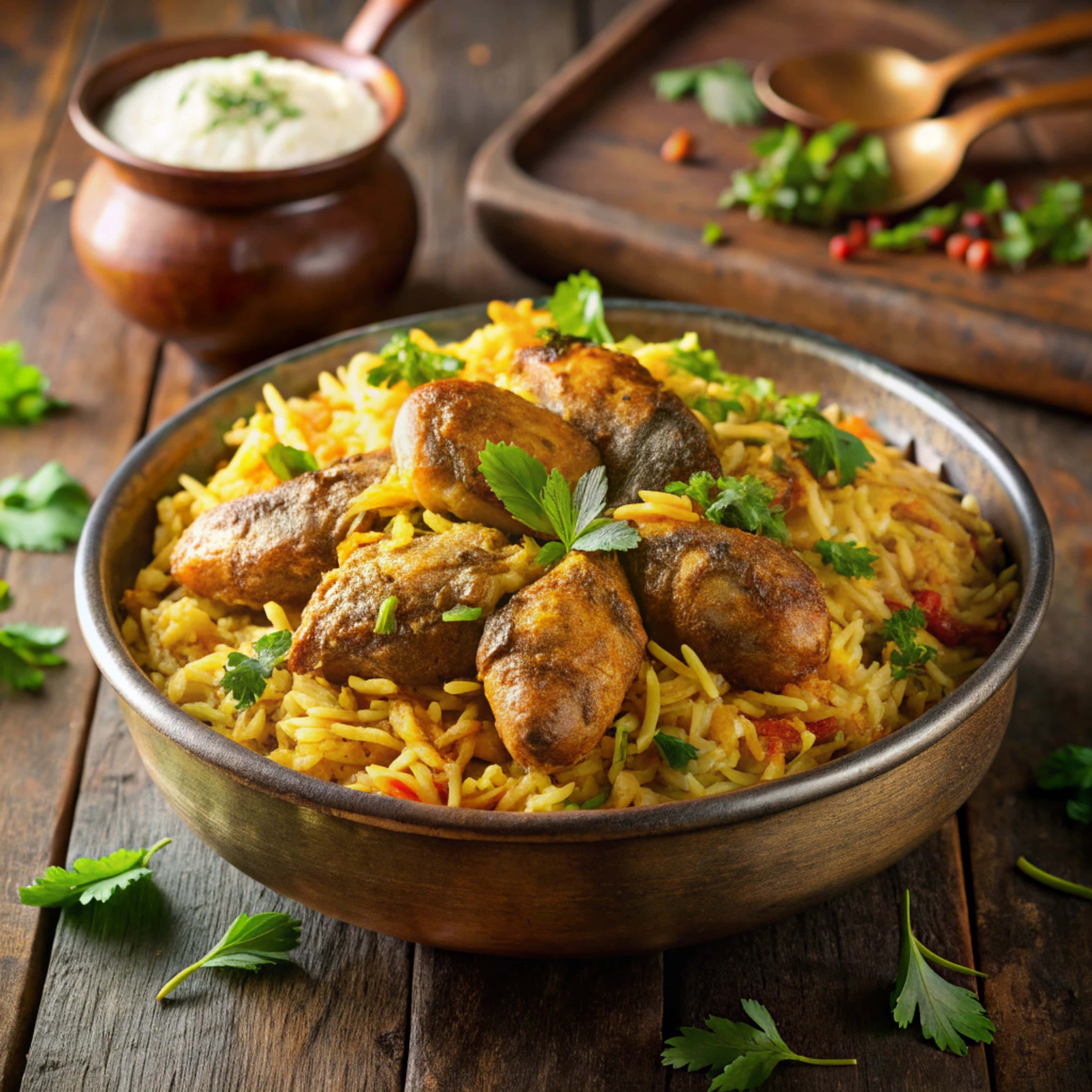 أرز بسمتي خلفية