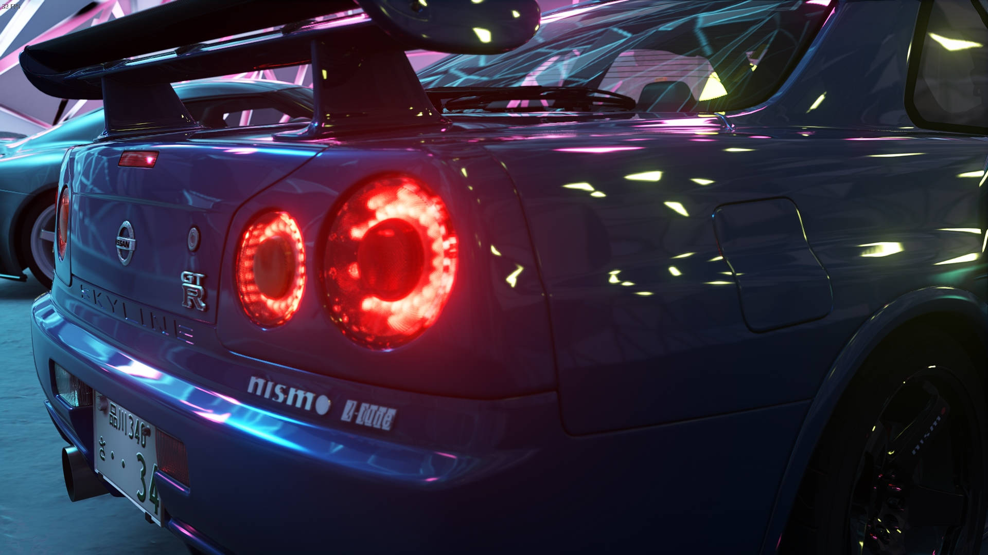 خلفية عالية الدقة من لعبة Assetto Corsa لسيارة سكاي لاين | صورة خلفية