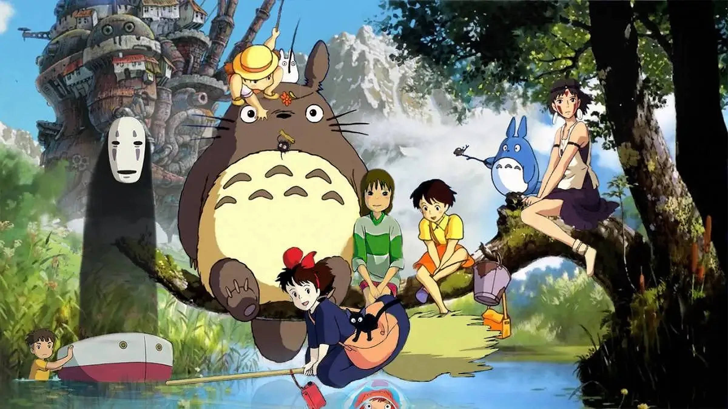 أطفال أنمي استوديو جيبلي خلفية