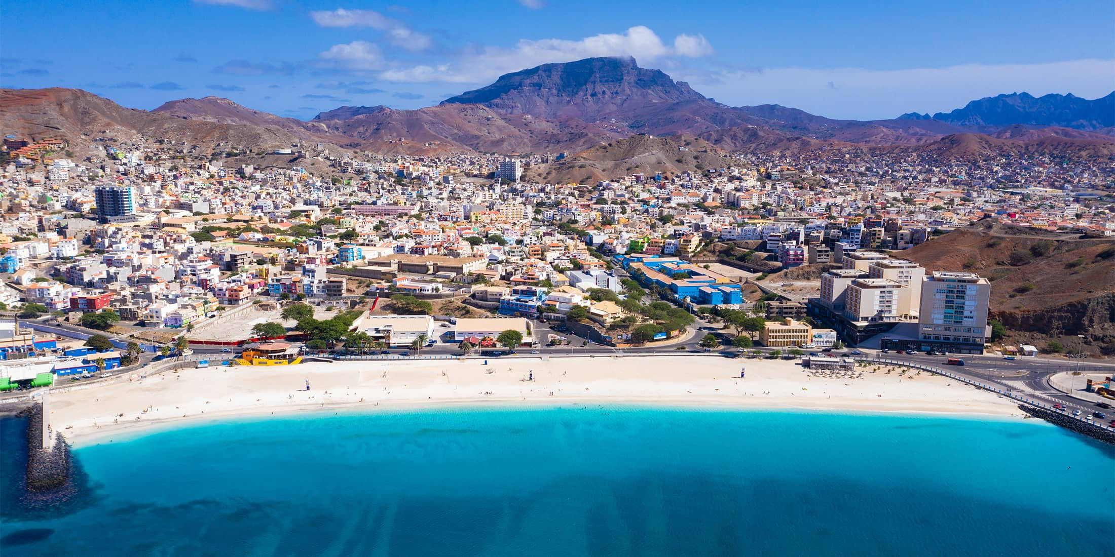 أفق الرأس الأخضر الخلاب خلفية
