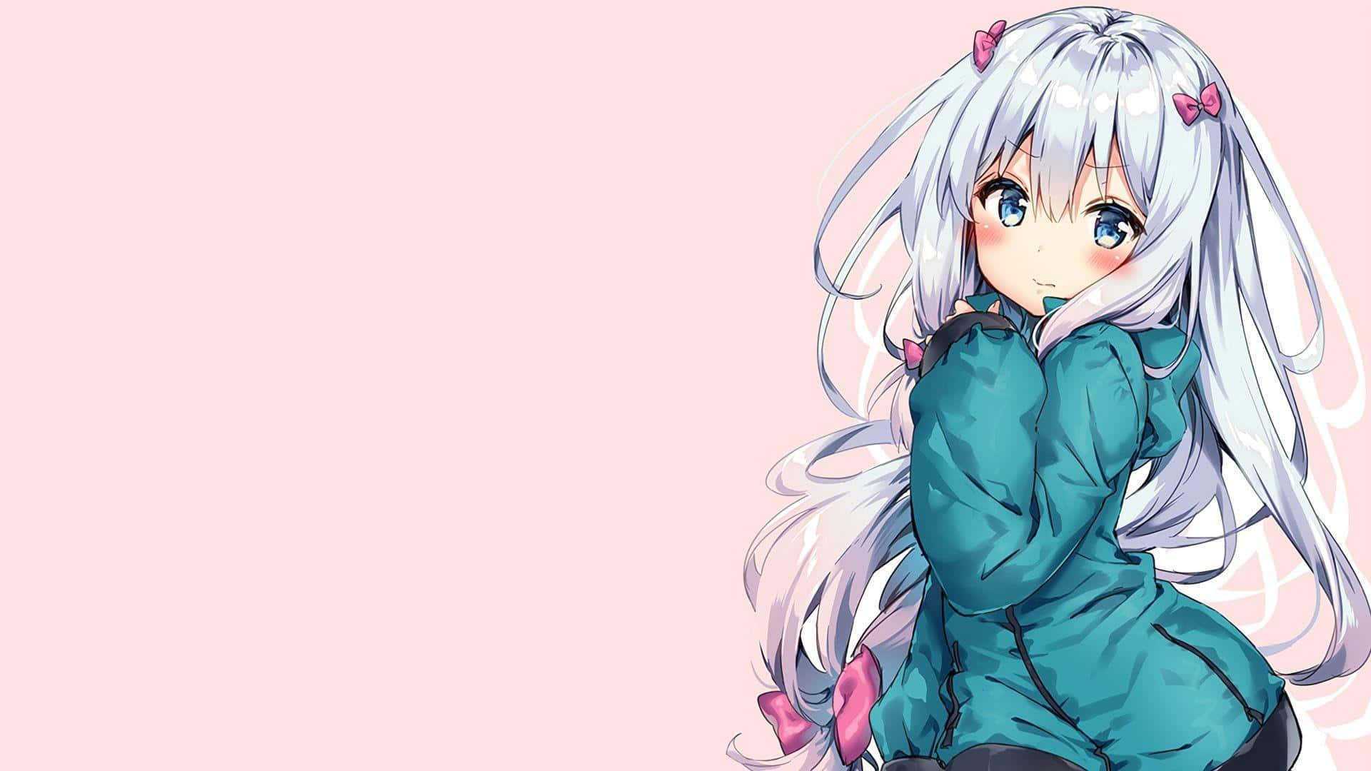 أنمي لطيف أنثوي من Eromanga Sensei خلفية