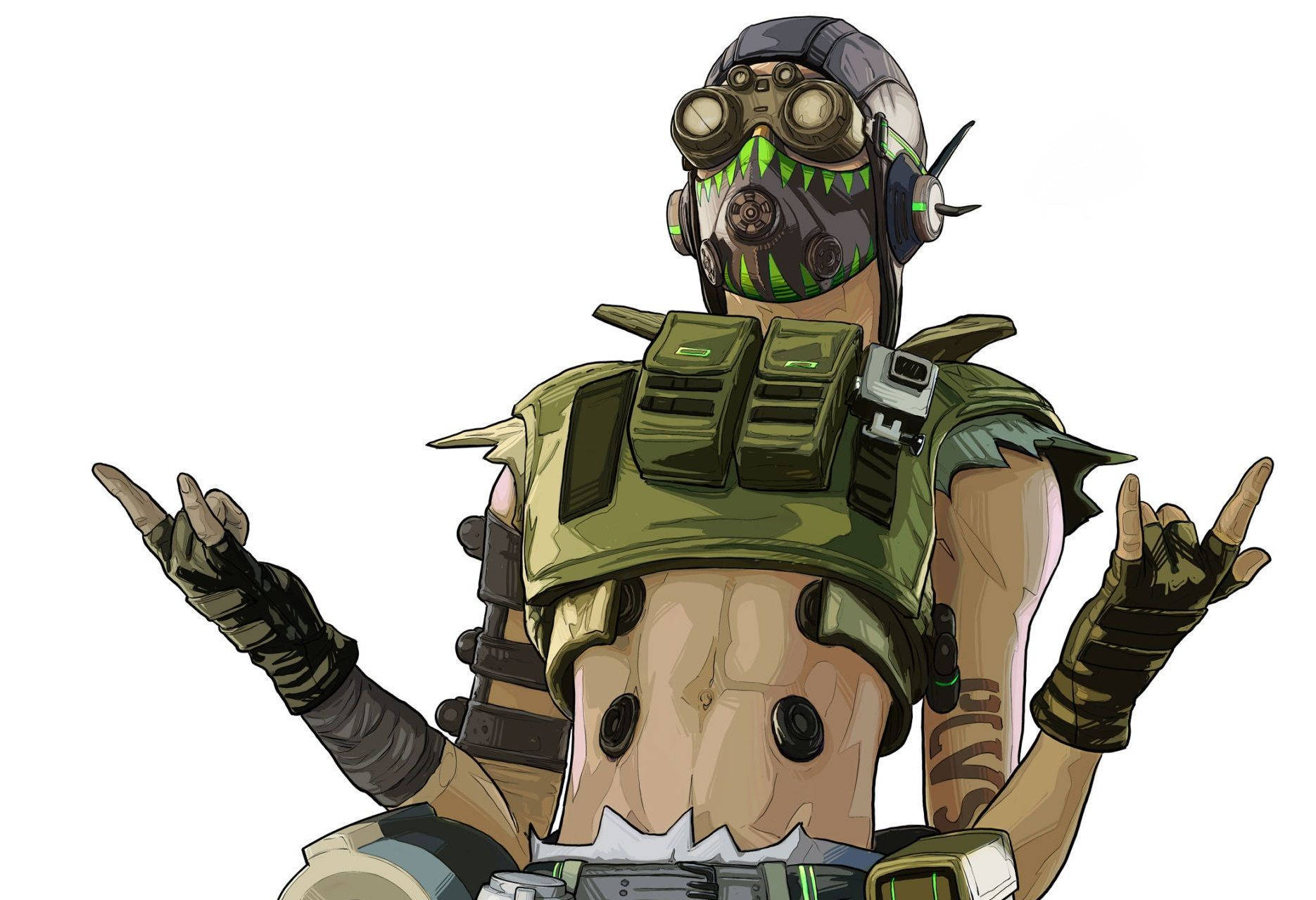 أوكتين من Apex Legends بنظارات سوداء