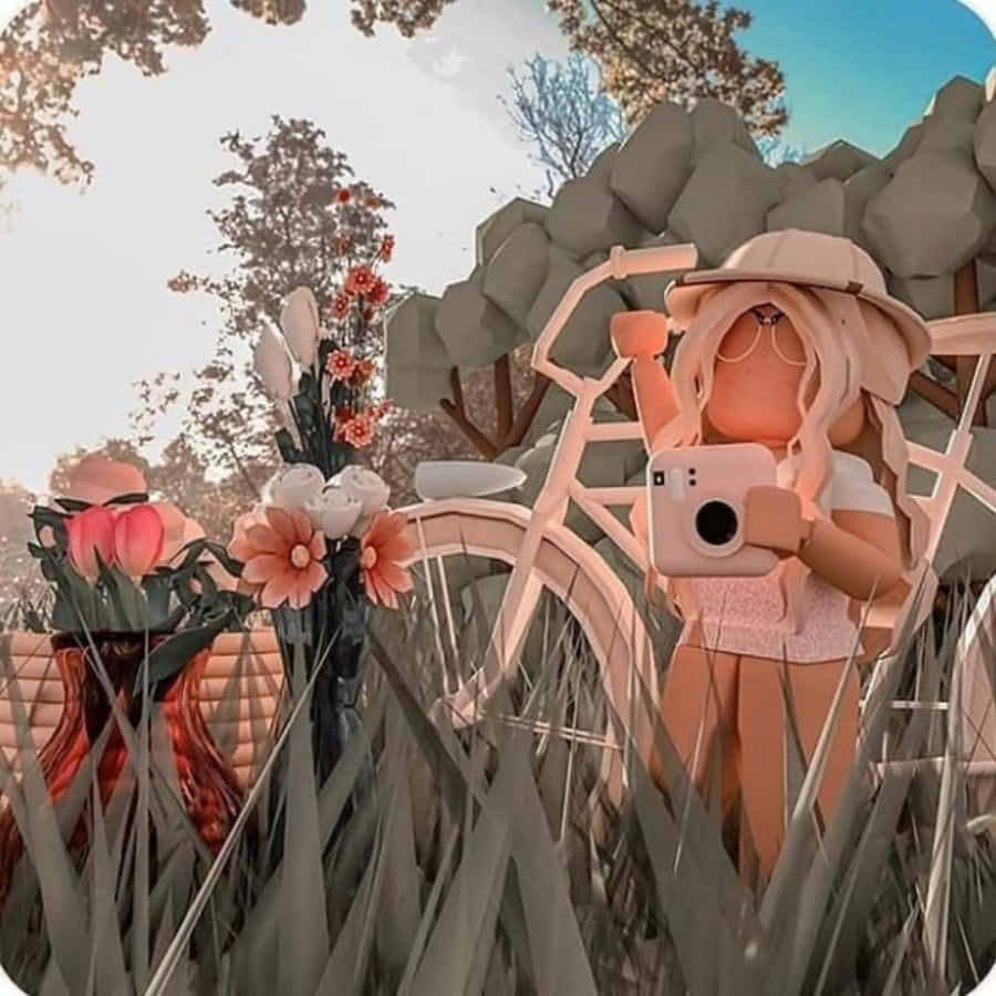 إبداع جمالي في بناء روبلكس! خلفية