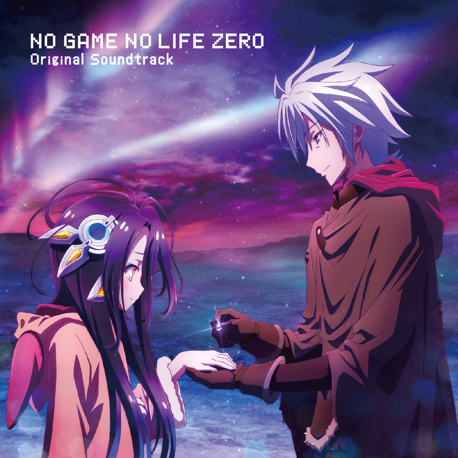 إلهان يحكمان الكون – سورا وشيرو من أنمي No Game No Life خلفية