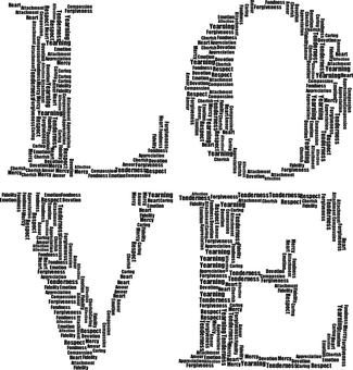 احتضان الحب الظلي خلفية