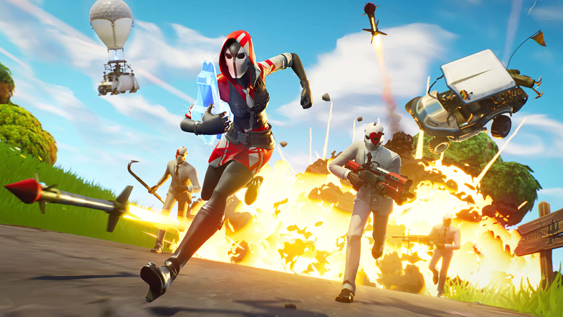 ارقص همومك بعيدًا مع فورتنايت! خلفية