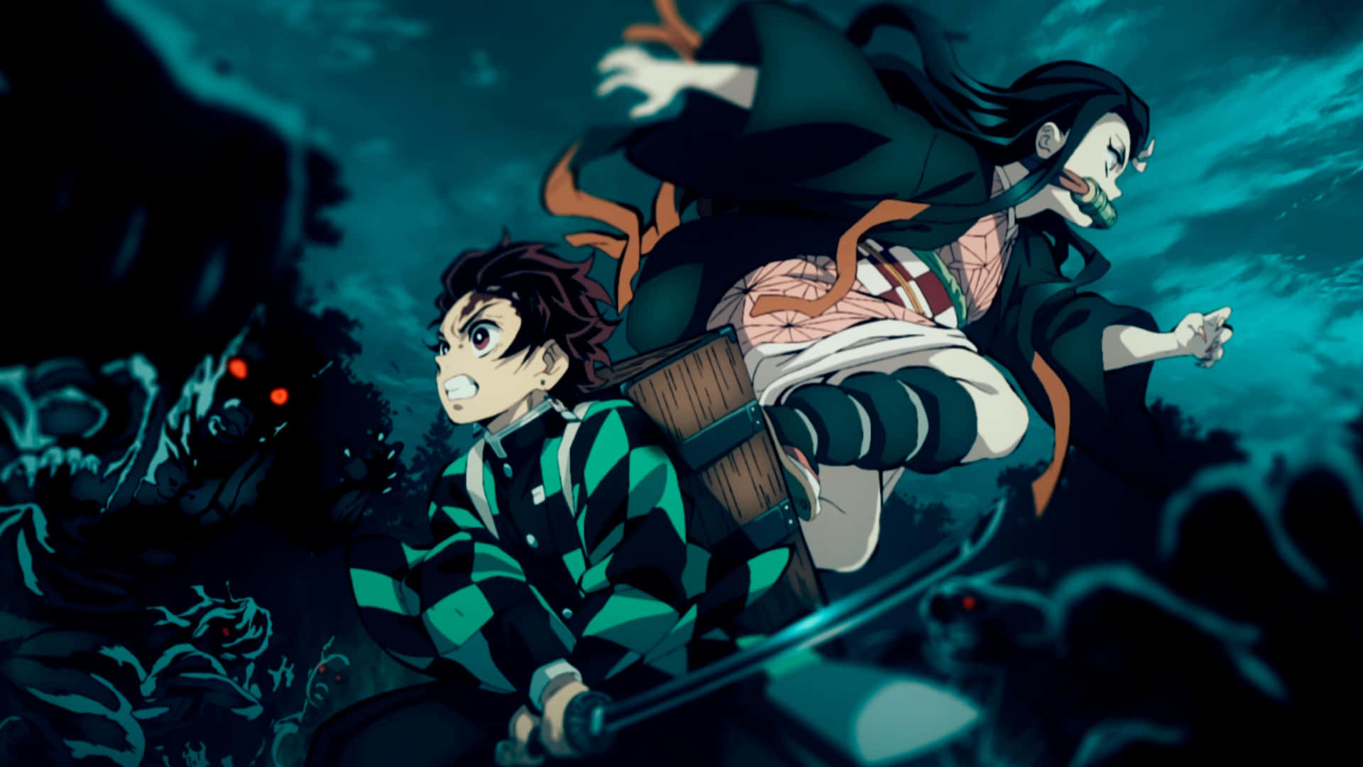 خلفية Demon Slayer بدقة 4K