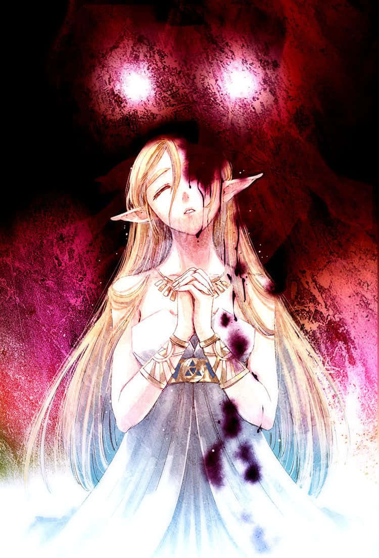 الأميرة زيلدا تبكي BOTW خلفية