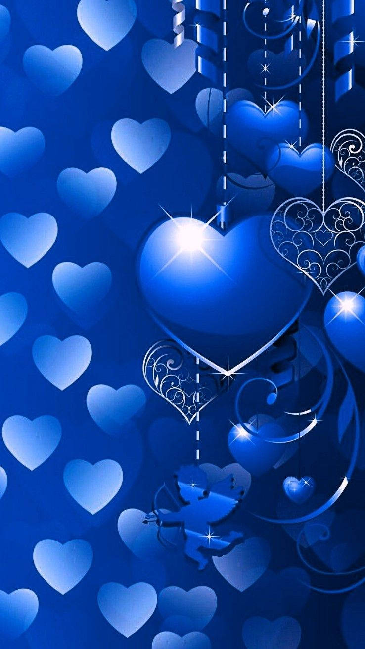 خلفية بدقة 738x1310. بواسطة فنان غير معروف. .قلوب الخلايا، الحب