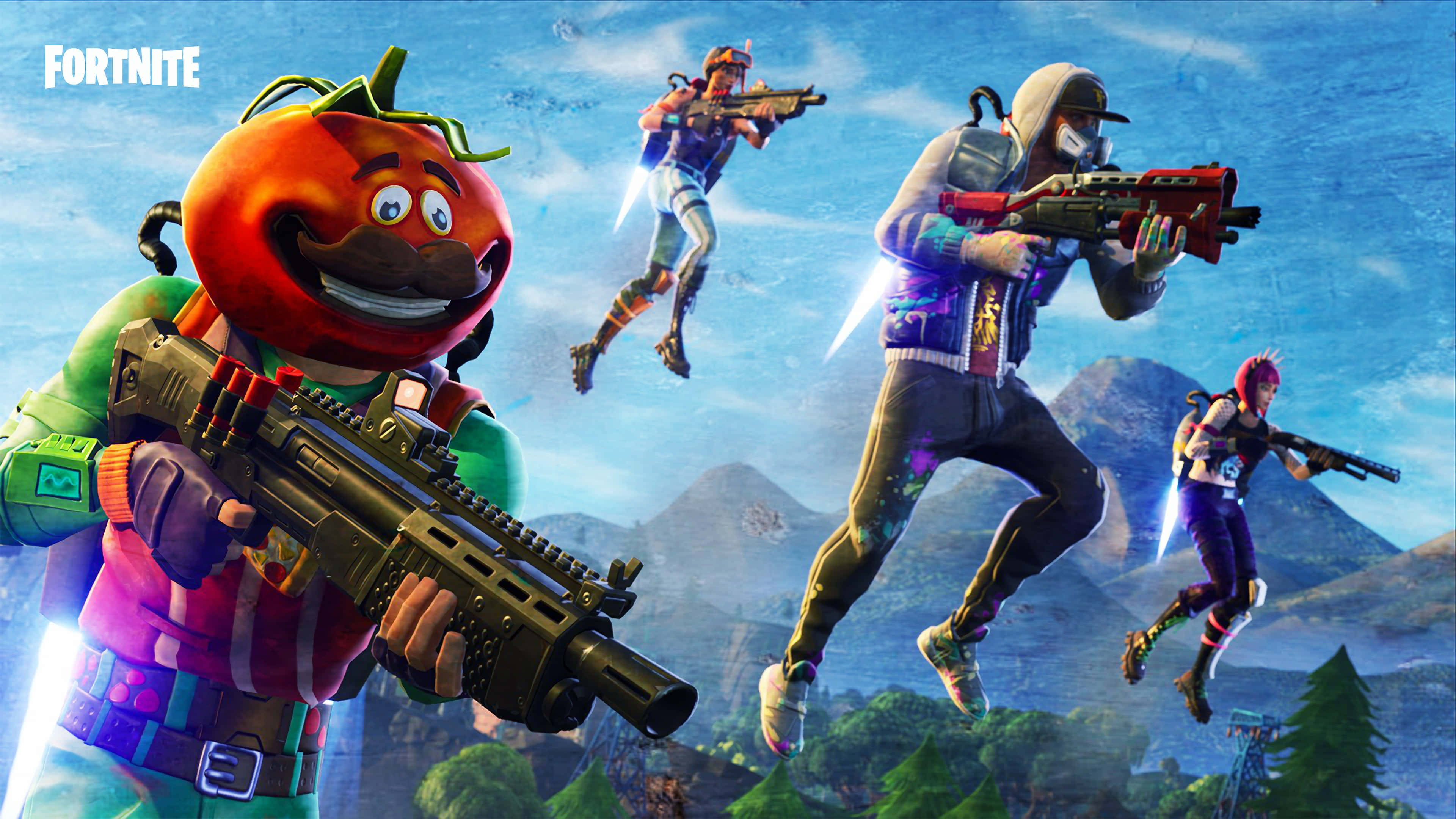 العب فورتنايت واشعر بالإثارة! خلفية