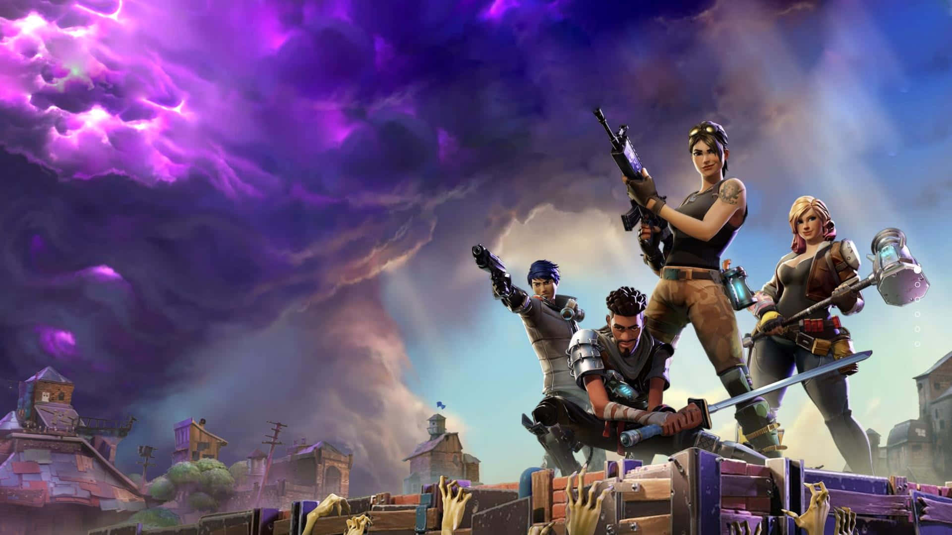 انضم إلى صفوف ملايين اللاعبين في فورتنايت وتنافس من أجل الفوز الملكي. خلفية