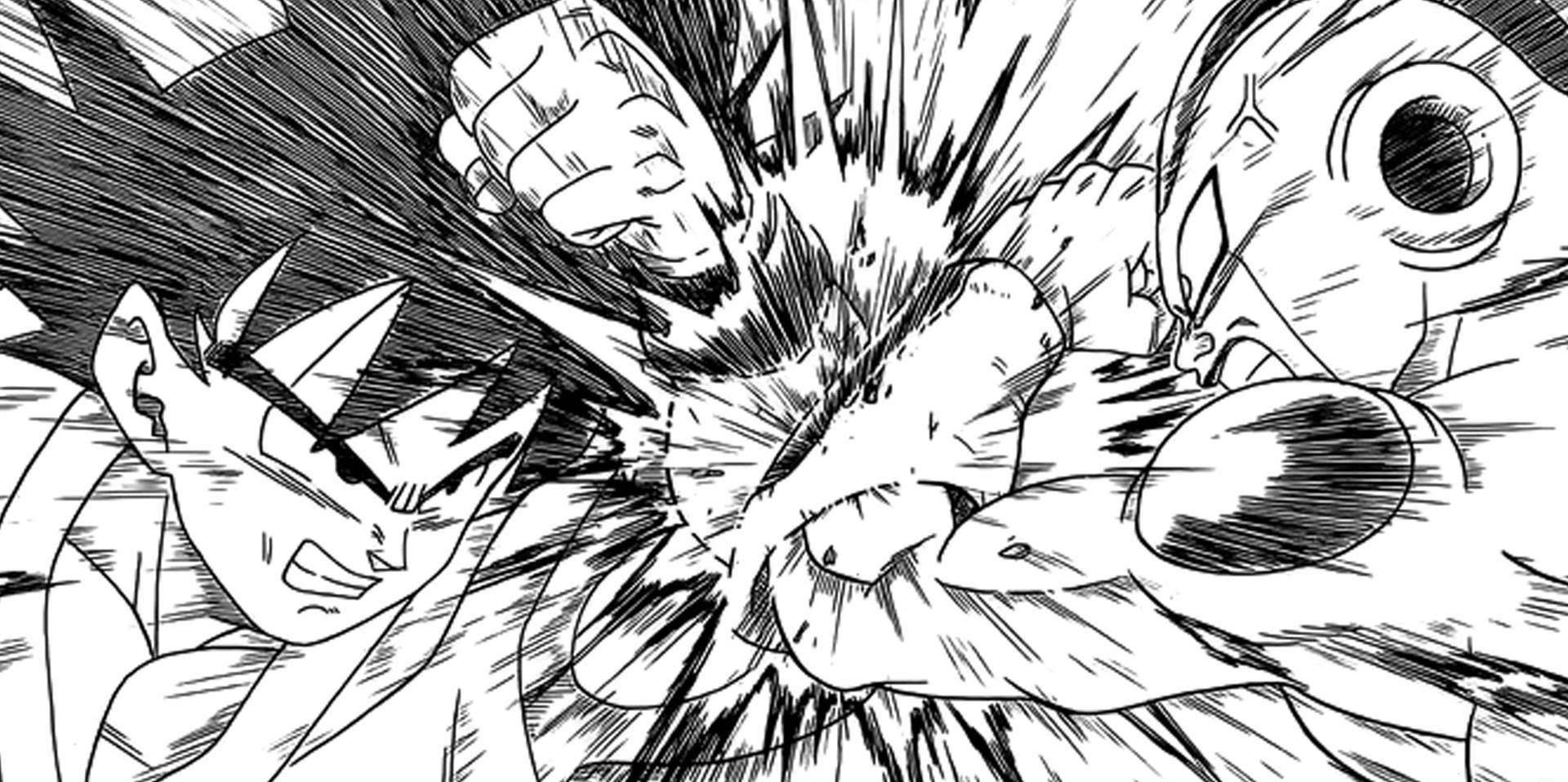 بانل مانجا لجوكو ضد فريزا خلفية