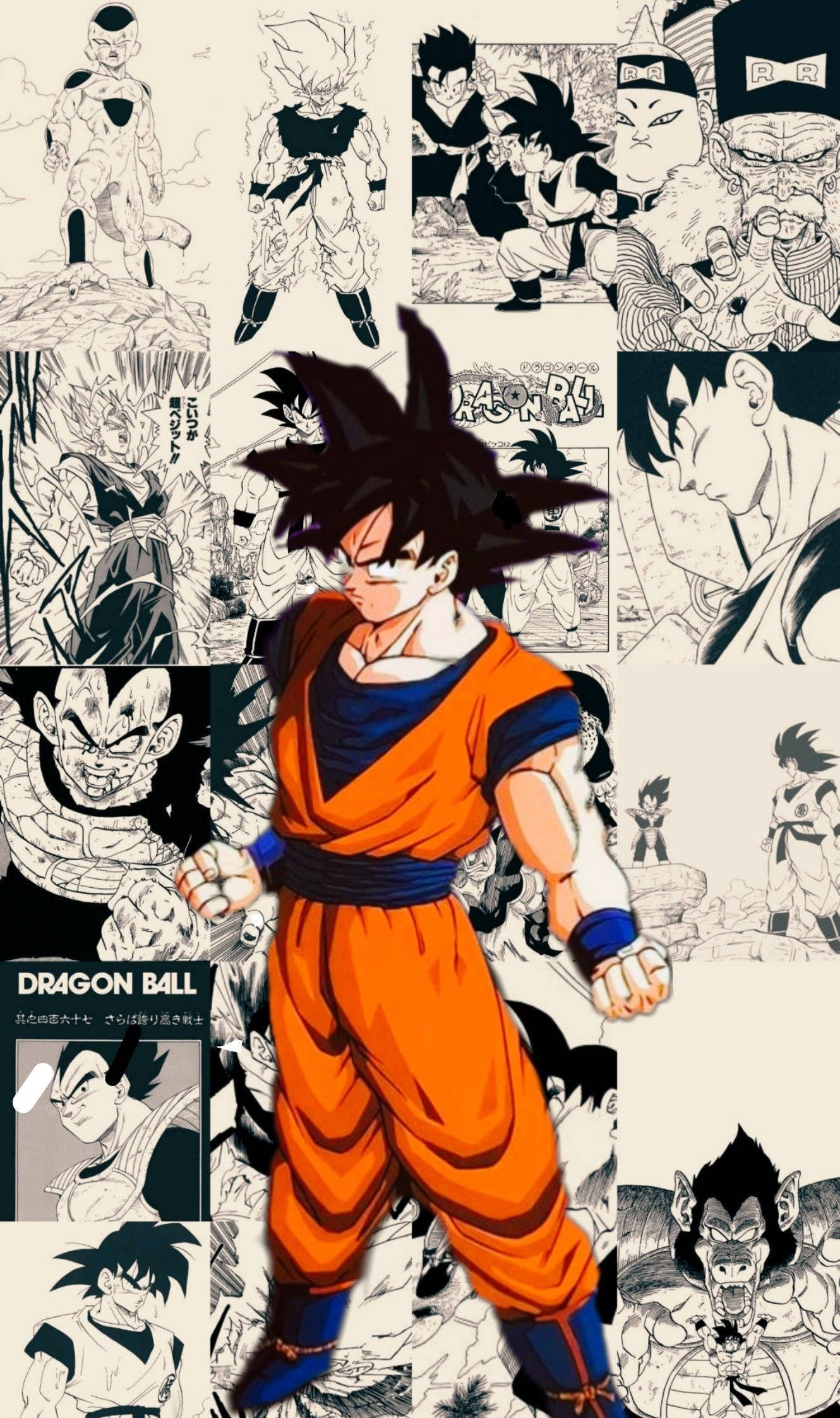 بانيل مانجا دراغون بول غوكو خلفية