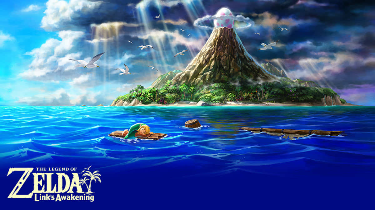 بطل الزمن، لينك، في لعبة The Legend of Zelda خلفية