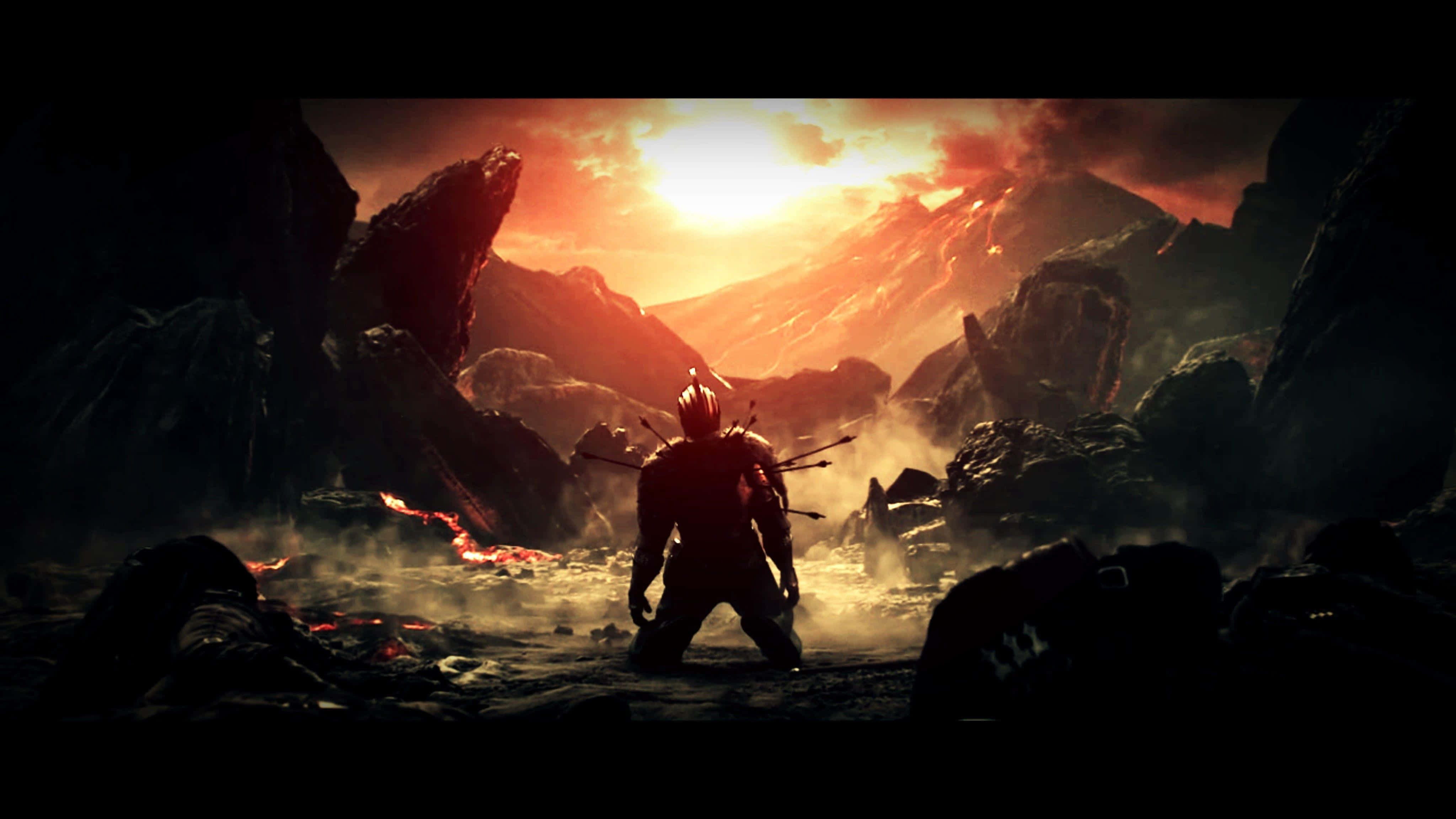 تحدى قدرك ونج من أخطار Dark Souls خلفية