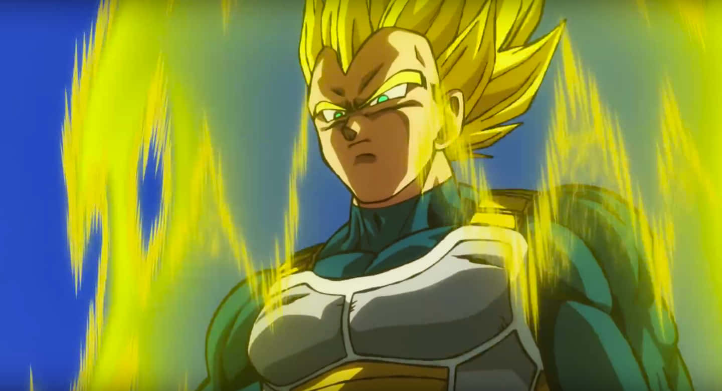 تشي تشي وغوكو في وضعيات الاستعداد للقتال في فيلم 'Dragon Ball Super Broly' خلفية