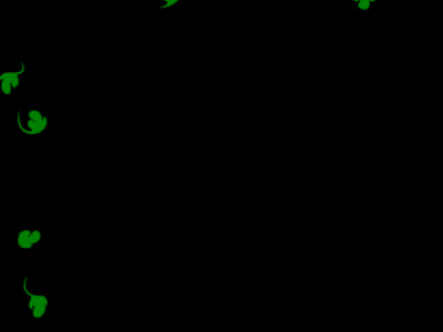تصميم حدود زهرية خضراء تجريدية خلفية