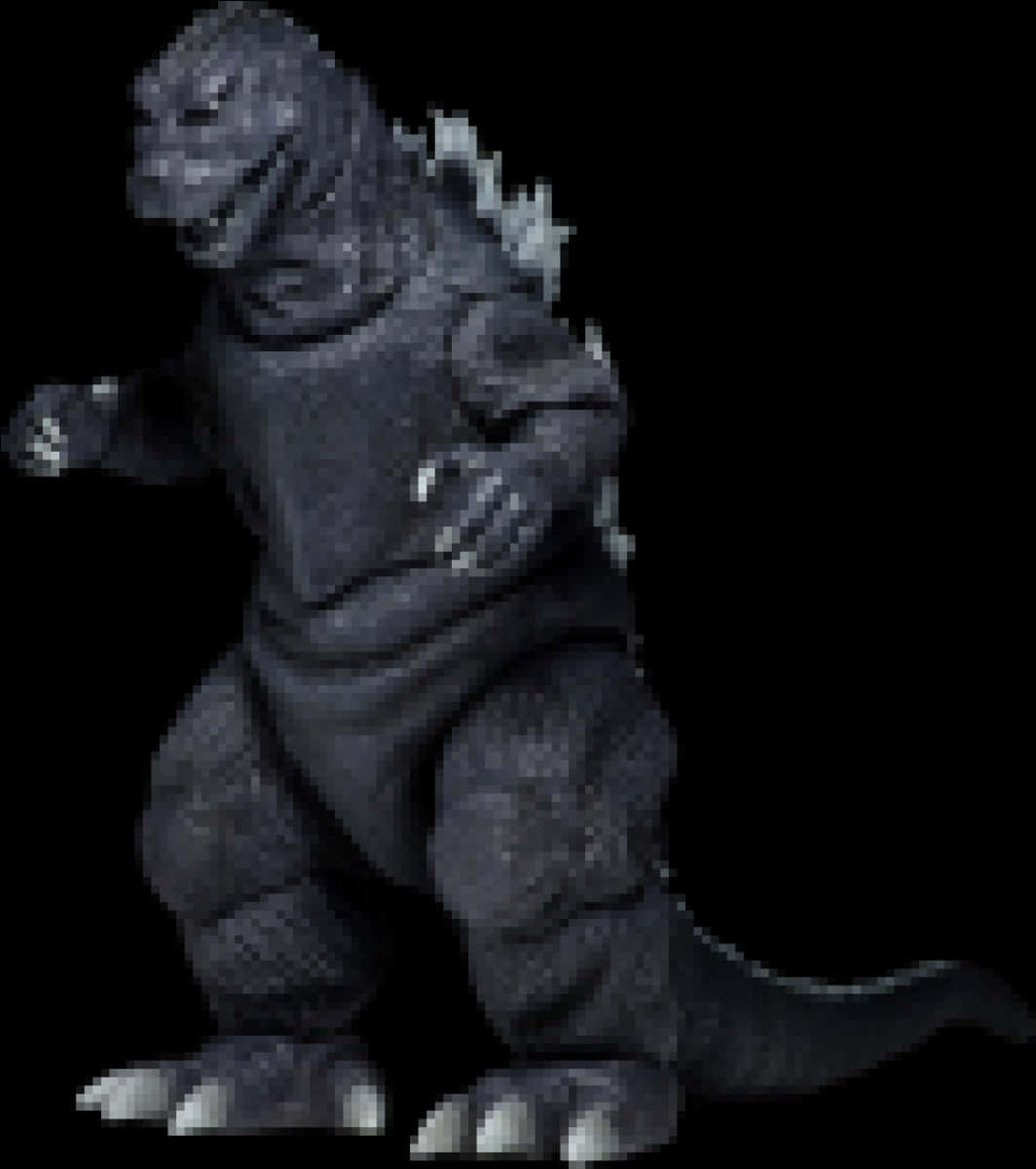 تمثال غودزيلا بكسلي خلفية