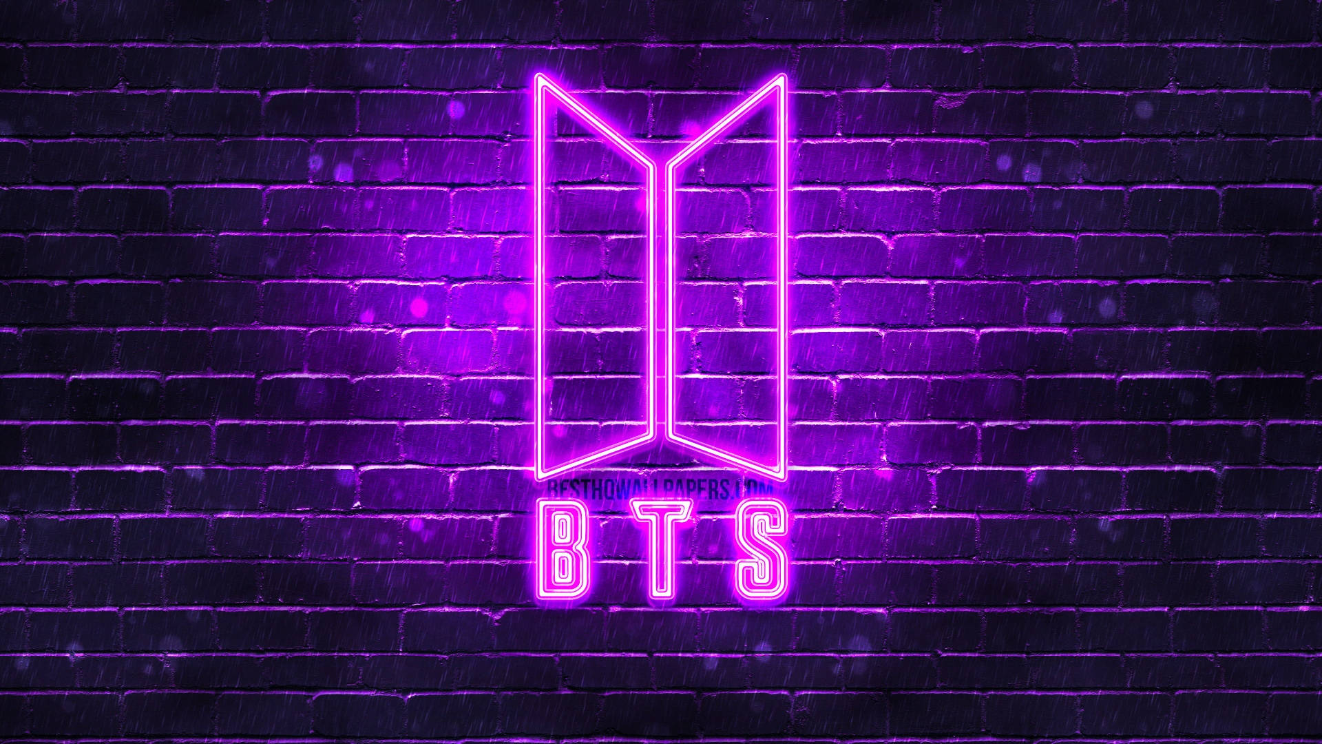 جمالية طوب أرجواني BTS خلفية
