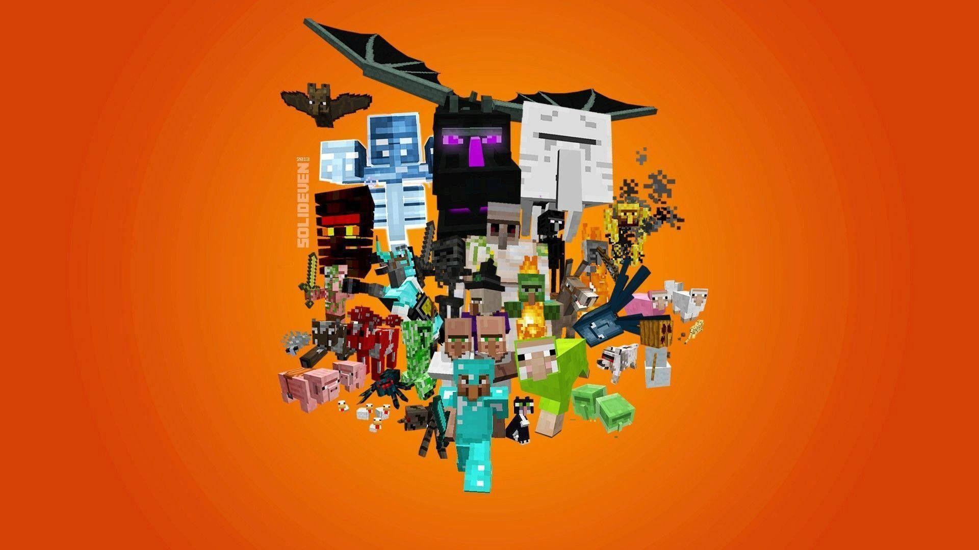 خلفية ماينكرافت هيروبرين ورفاقه