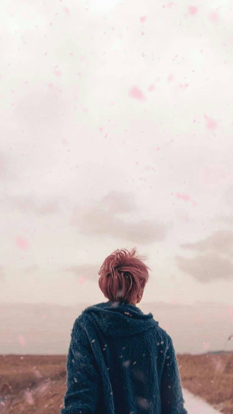 جيمين من BTS في يوم الربيع خلفية