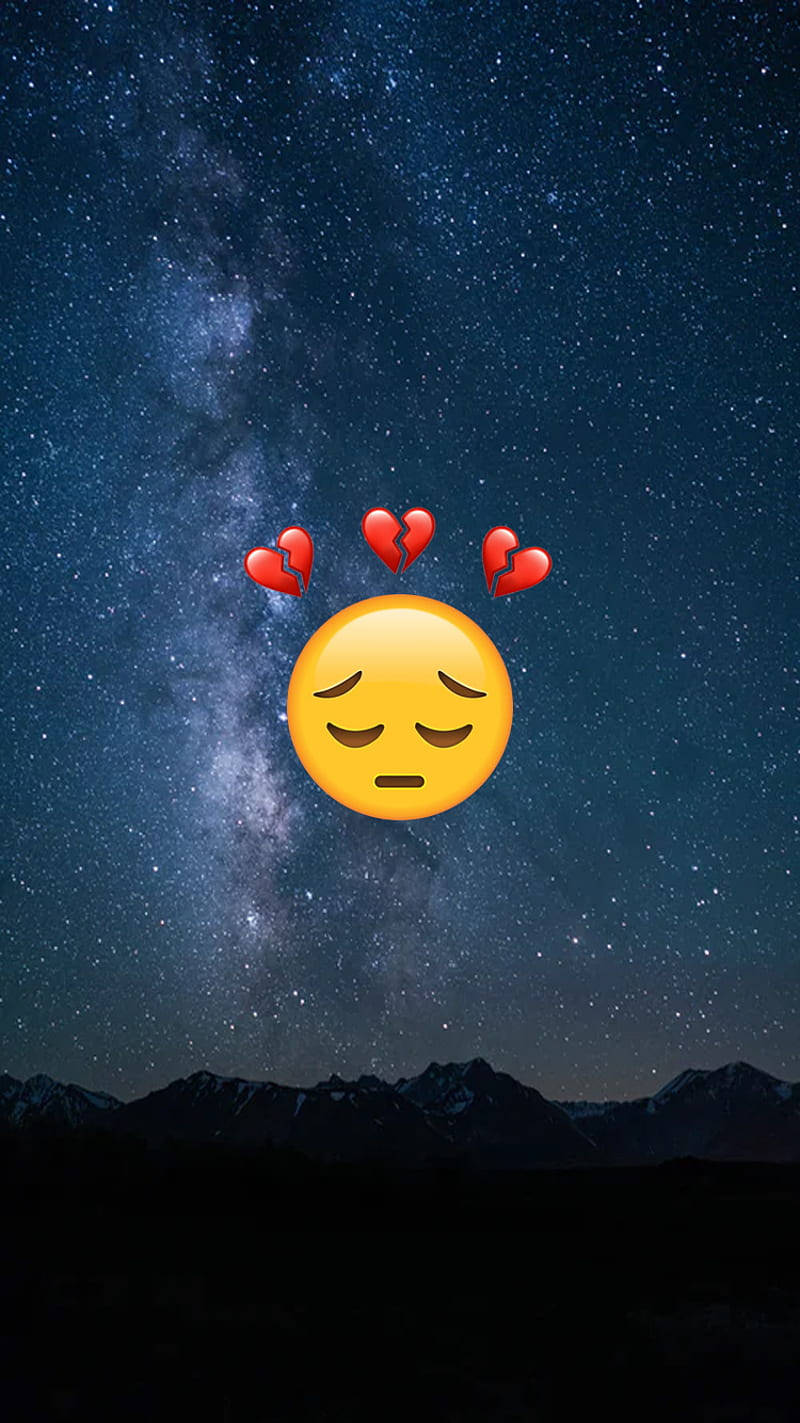 حالة واتساب حزينة إيموجي