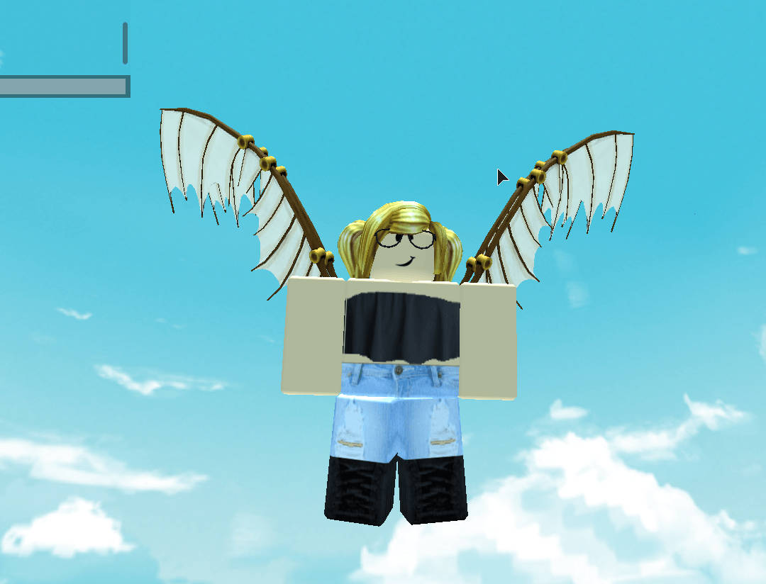 خلفية رائعة لشخصية ثلاثية الأبعاد من لعبة Roblox عبر الإنترنت — Roblox خلفية