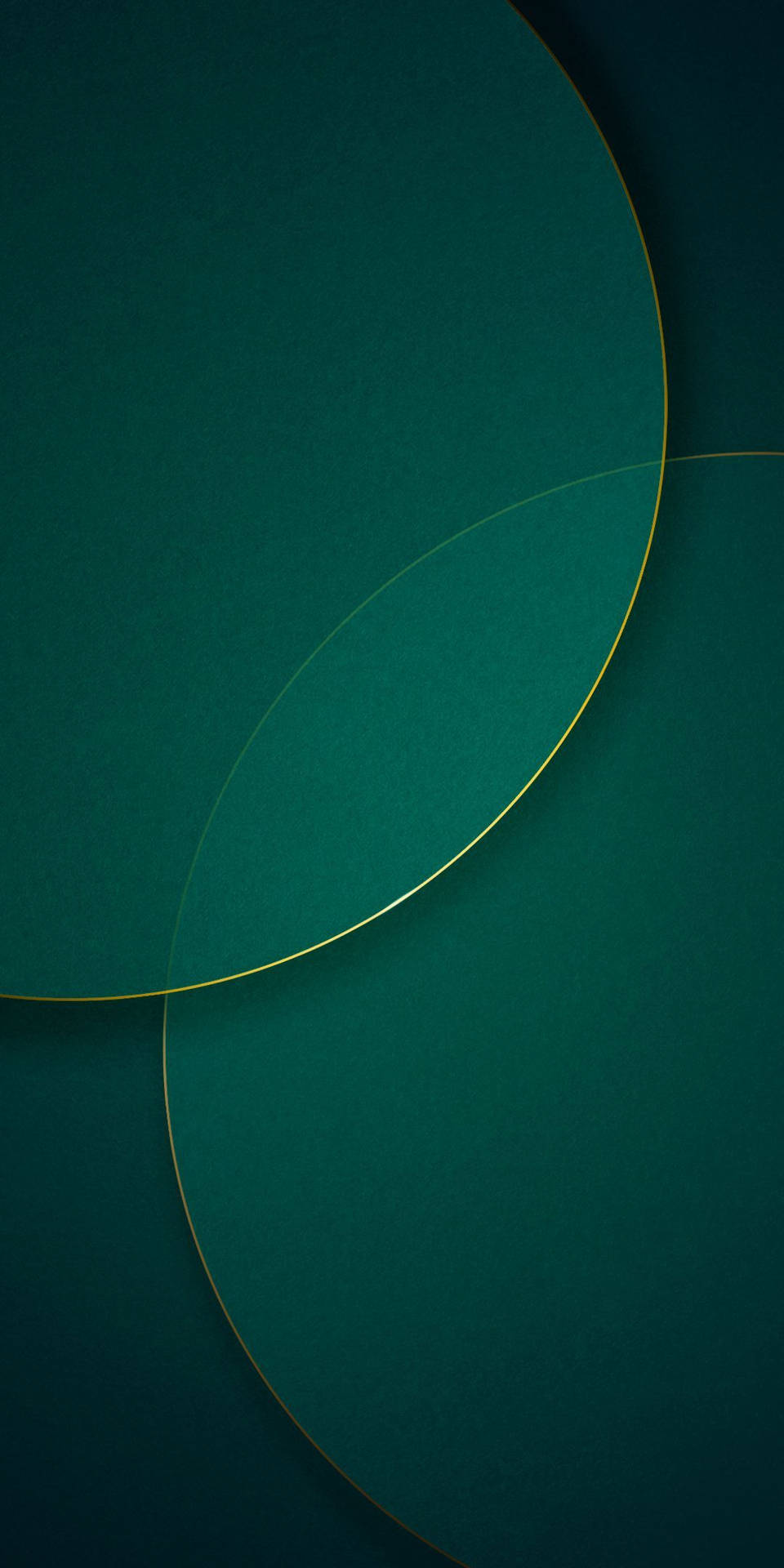 خطوط دائرية خضراء داكنة من Redmi 9
