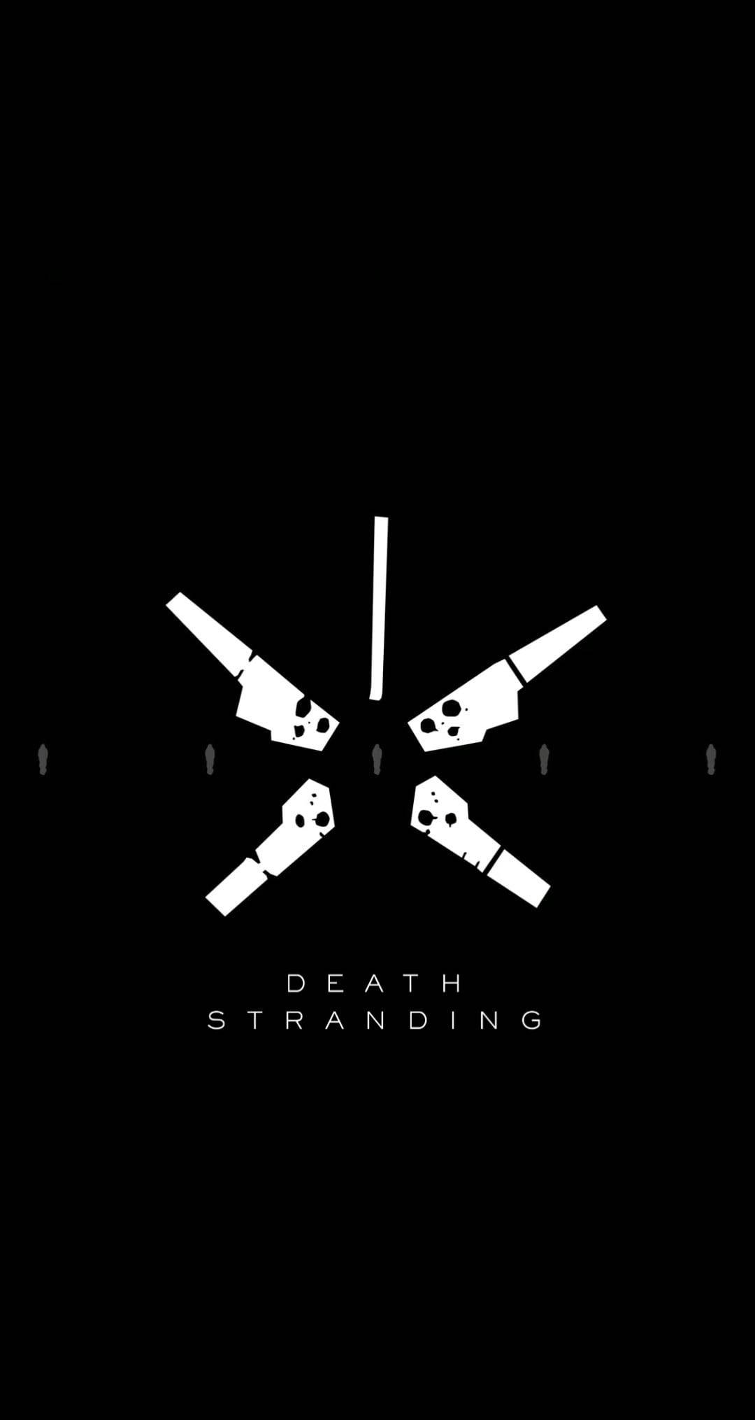 خلفية آيفون فنية بسيطة من Death Stranding خلفية