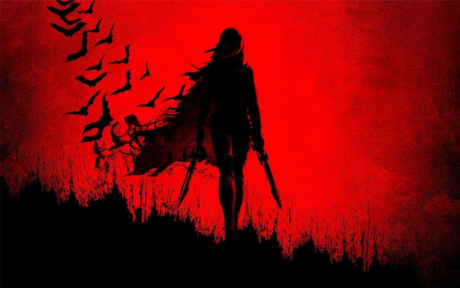 خلفية أنمي داكنة جمالية خلفية