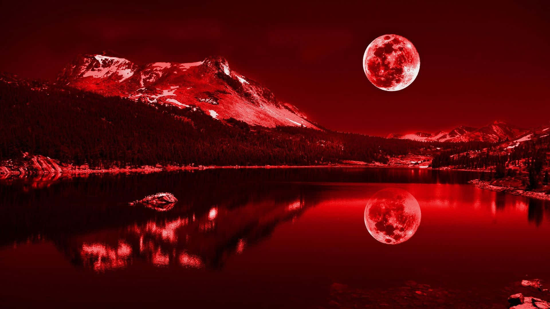خلفية حمراء 1920x1080 خلفية