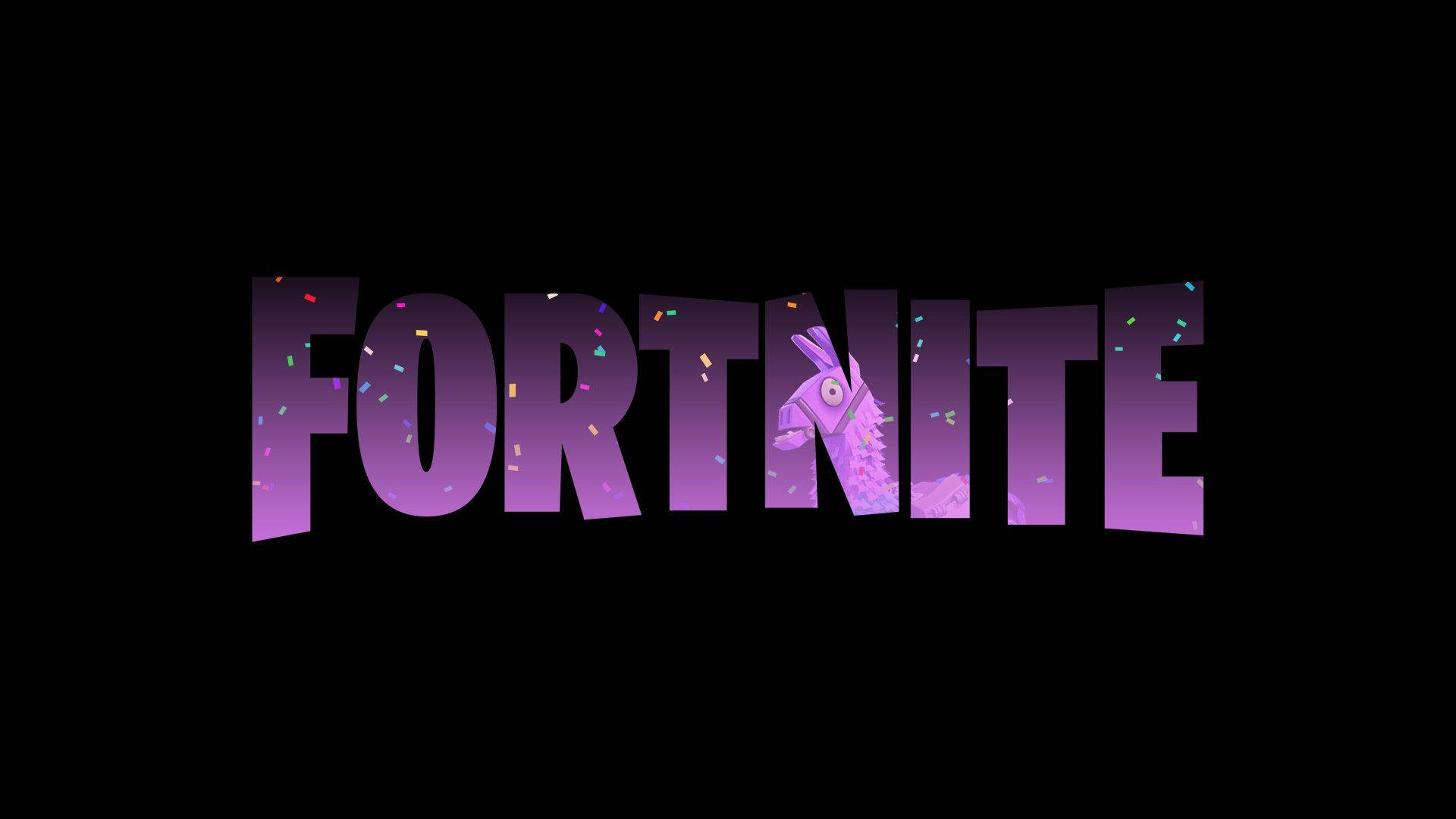 خلفية شعار Fortnite الرائعة خلفية