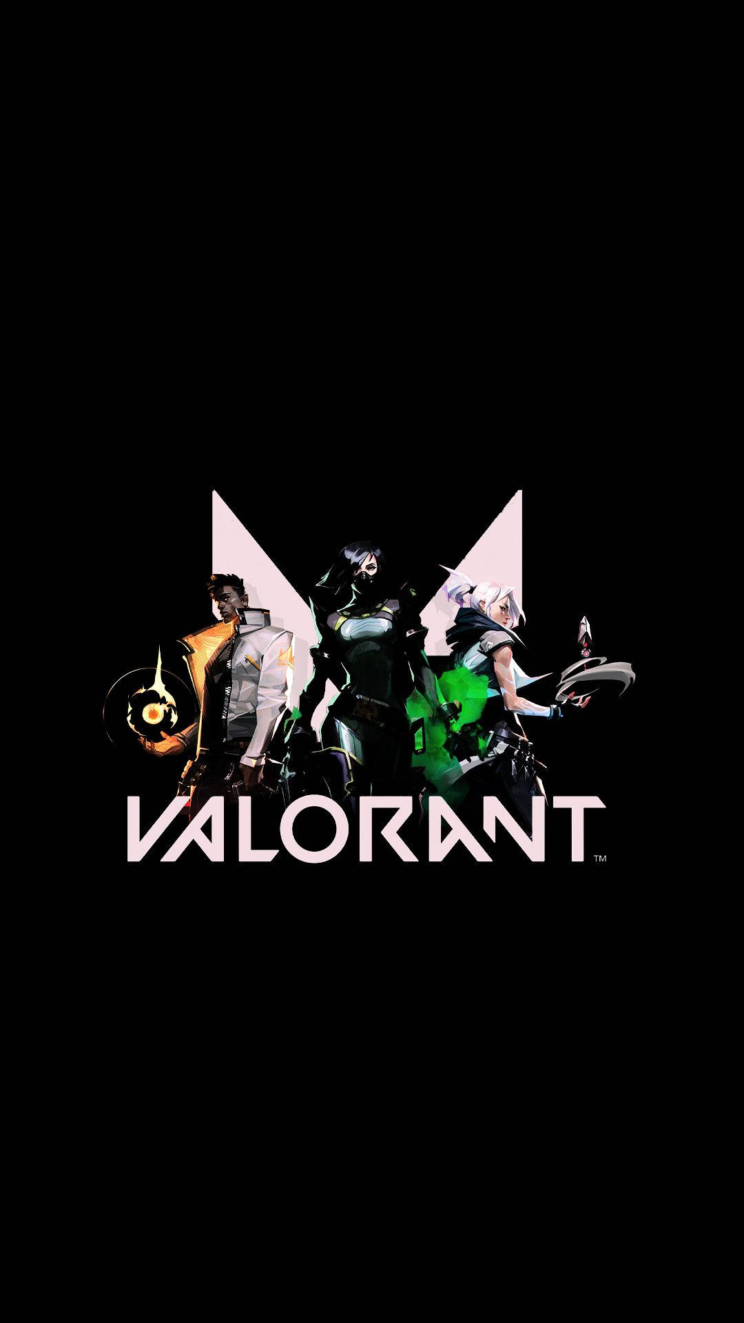 خلفية شعار فالورانت لسطح المكتب للهاتف — Valorant خلفية