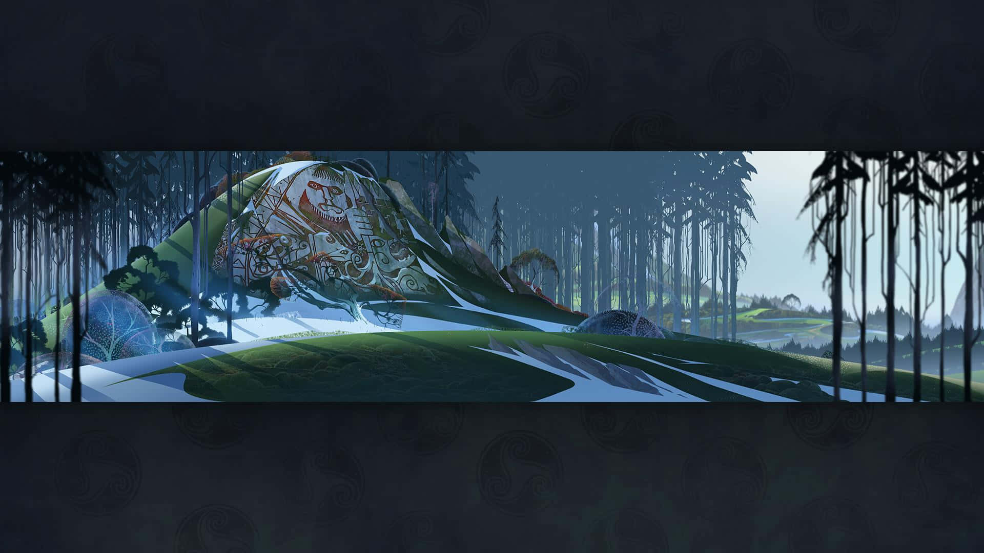 خلفية غابة The Banner Saga خلفية