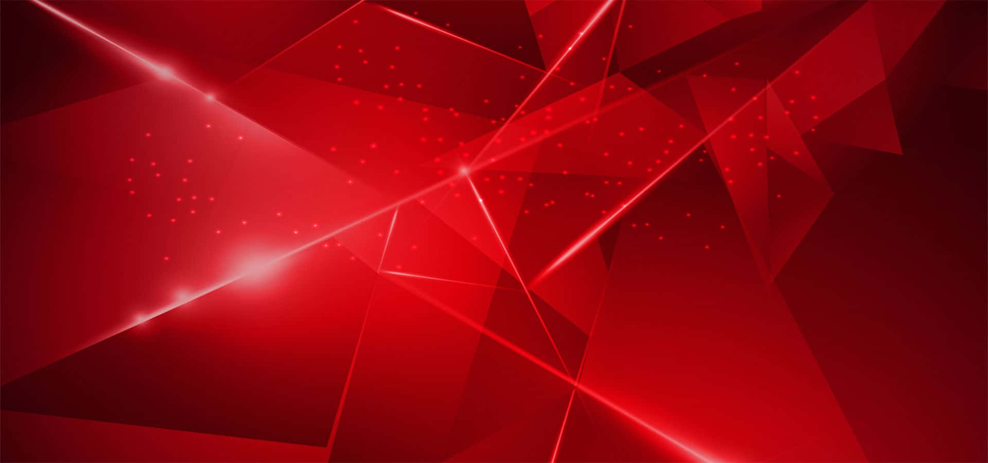 خلفية لافتة جمالية هندسية حمراء خلفية