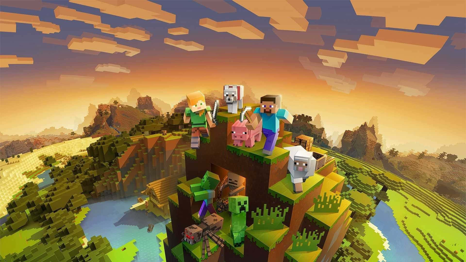 خلفية ماينكرافت خلفية