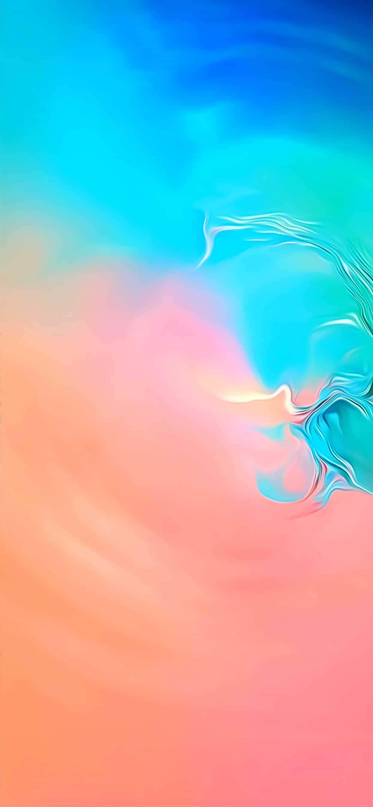 خلفية مذهلة لهاتف Galaxy S10 بتصميم تجريدي نابض بالحياة