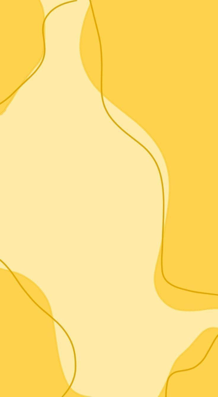 خلفية هاتف صفراء ناعمة وجميلة خلفية
