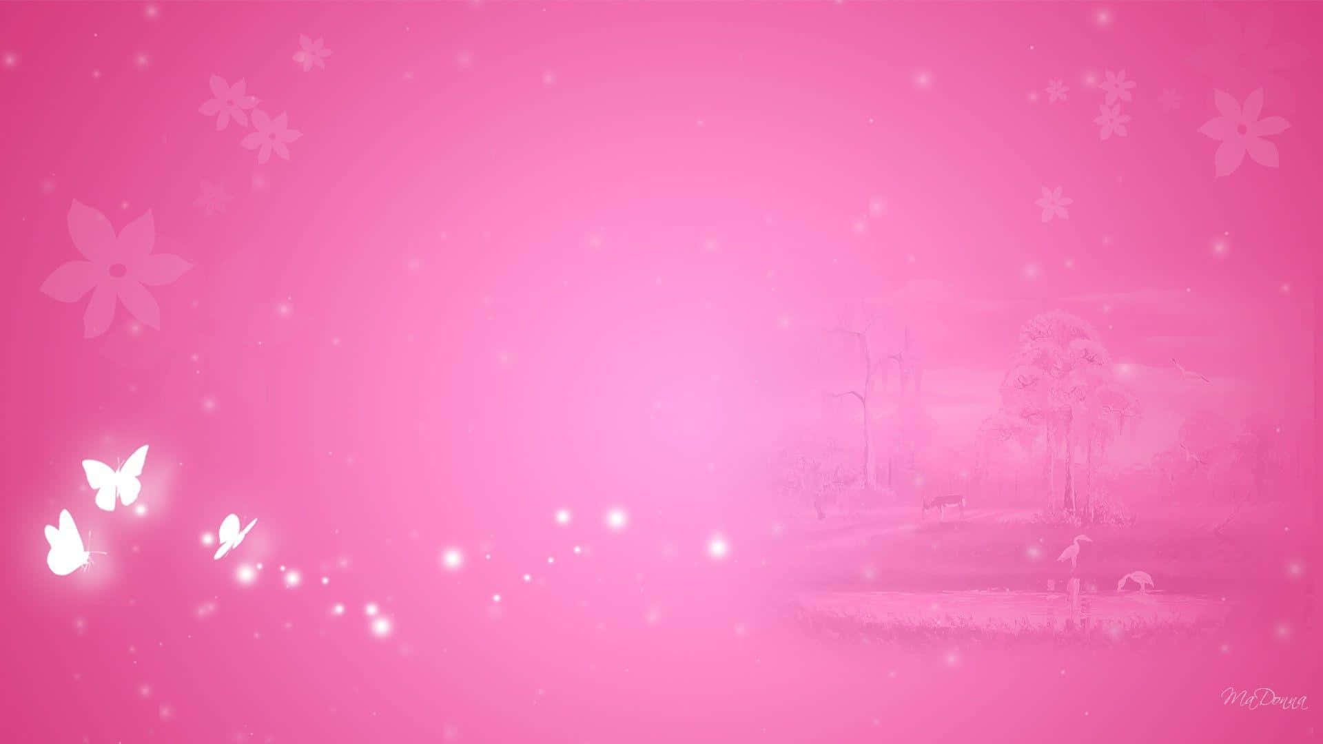 خلفية وردية سعيدة وحلوة خلفية