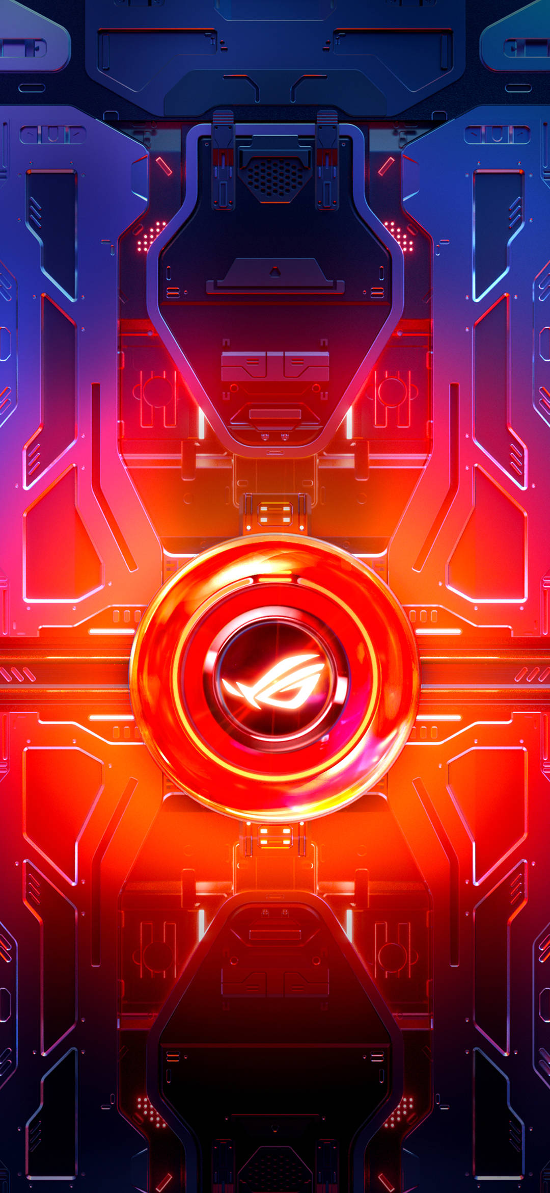دائرة حمراء لهاتف Asus ROG خلفية