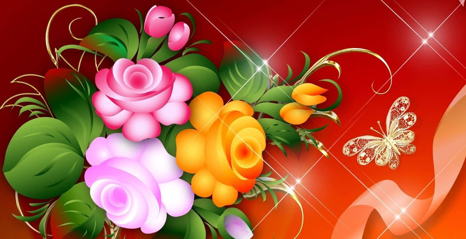دع جمال الزهرة الجميلة يملأ روحك خلفية