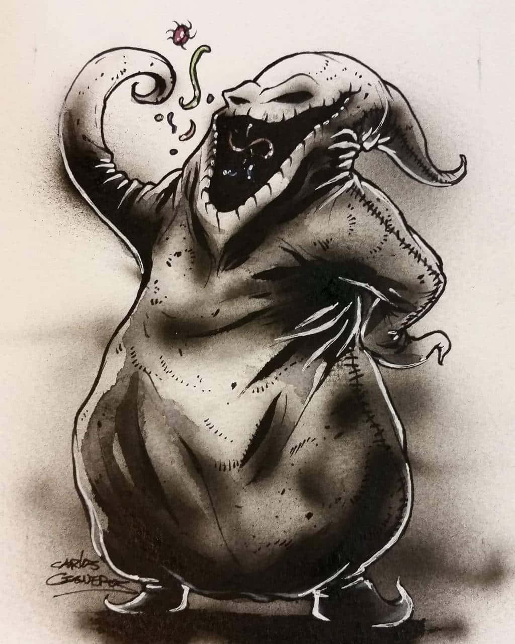رسم أوغي بوجي خلفية