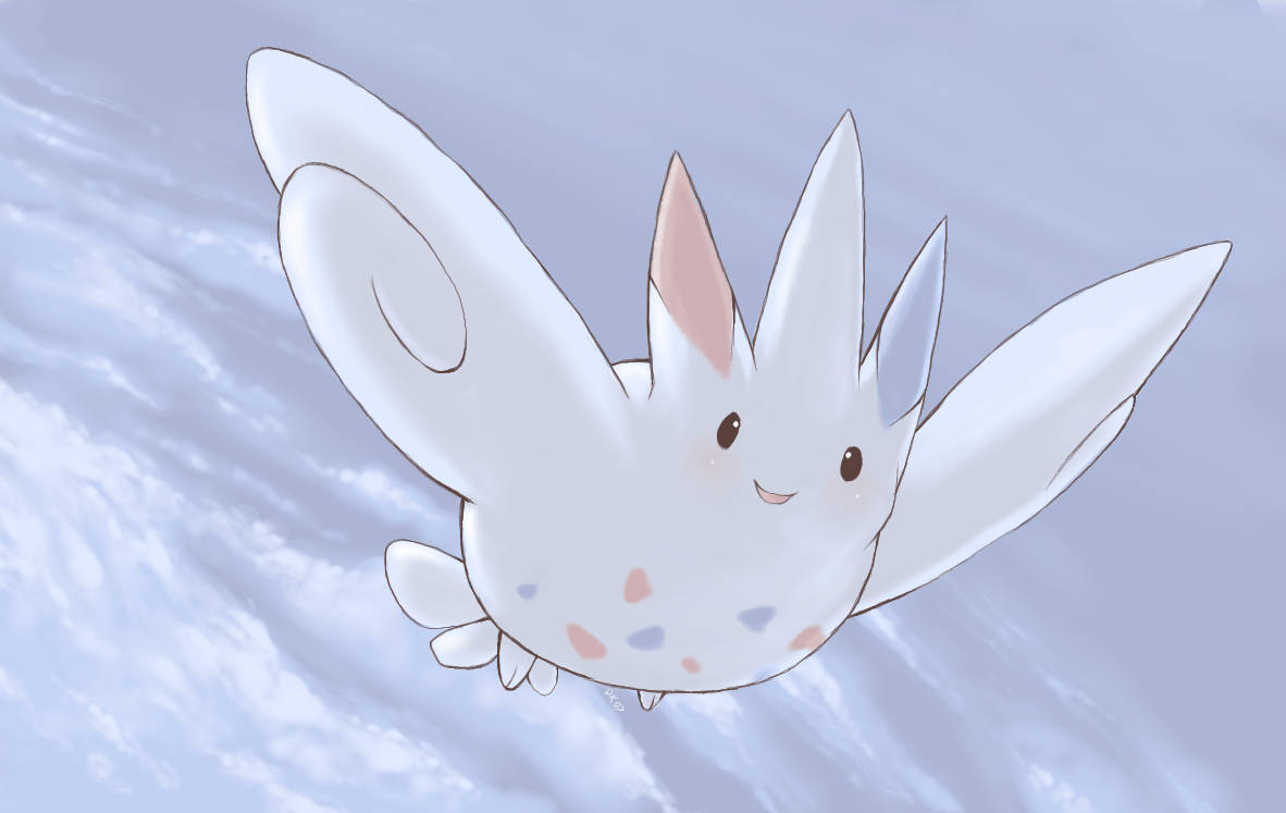 رسم توجيكيس لطيف خلفية