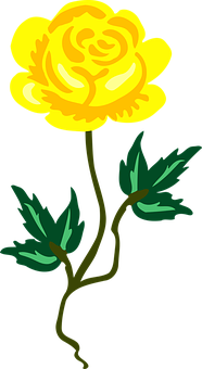 رسم زهرة صفراء خلفية