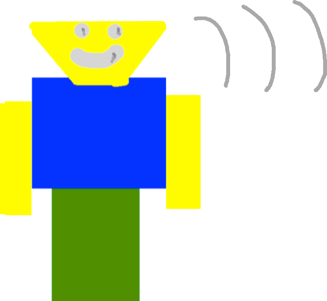 رسم شخصية روبلوكس فني خلفية
